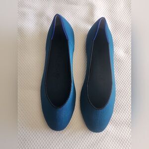 Rothy's Blue Flats Sleek Minimalist Design